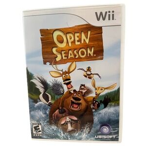 Ubisoft Open Season Video Game Nintendo Wii White Good Complete With Manual